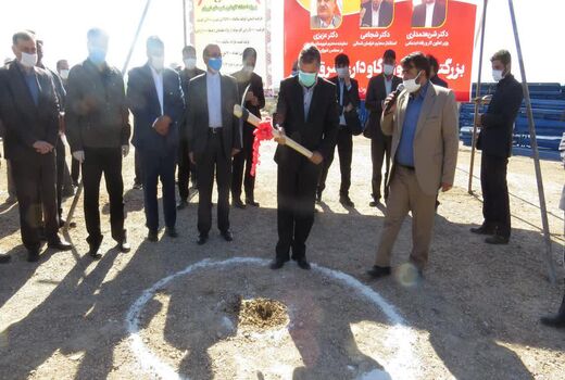 گاو داری 10 هزار راسی در خراسان شمالی کلنگ زنی شد