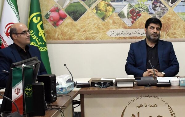 دیدار هیئت رئیسه اتاق اصناف کشاورزی استان با رئیس سازمان جهادکشاورزی استان آذربایجان شرقی