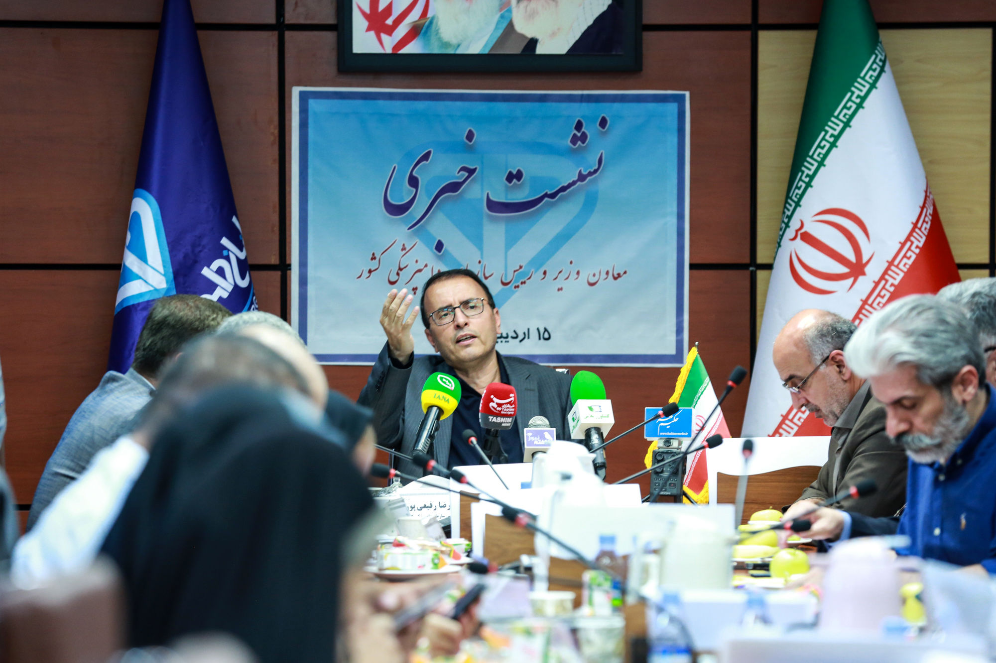  نشست خبری معاون وزیر جهاد کشاورزی و رییس سازمان دامپزشکی کشور 