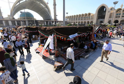 اختتامیه پنجمین نمایشگاه روستا و عشایر  برگزار شد