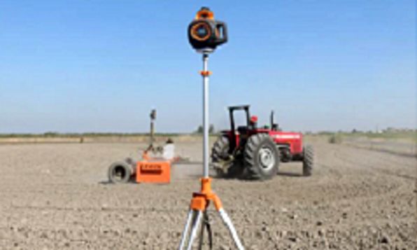 افزایش تولید محصولات کشاورزی با تسطیح لیزری در اراضی بیضا