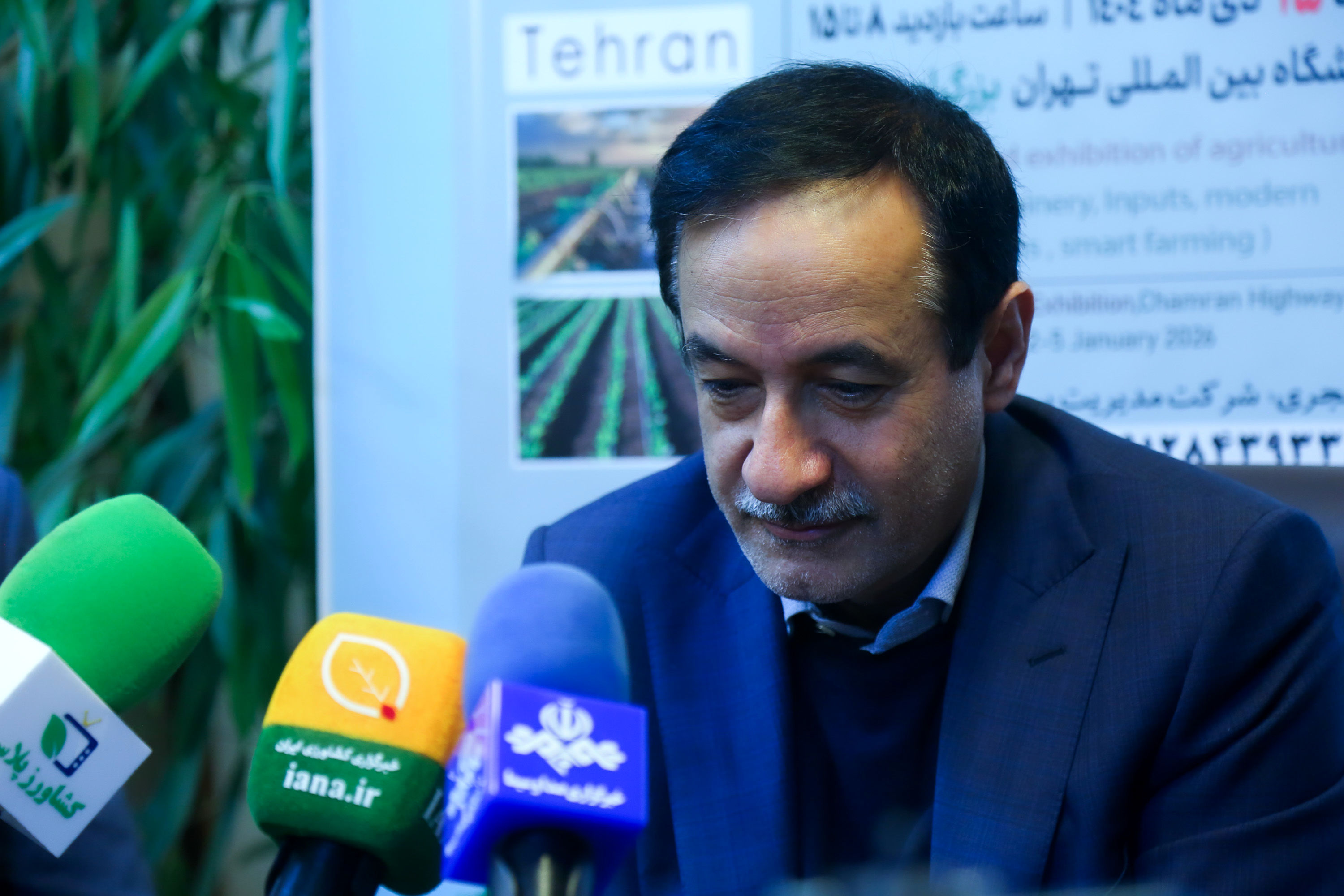 نشست خبری معاون آب و خاک وزارت جهاد کشاورزی 