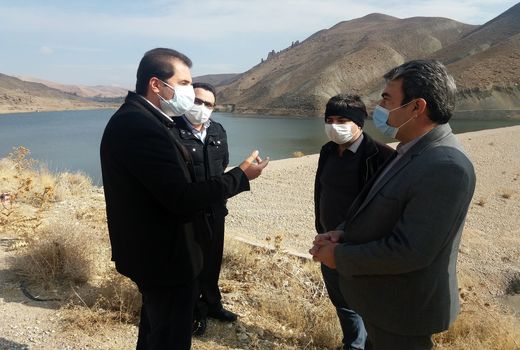بازدید نماینده اداره کل پدافند غیرعامل استانداری تهران از سد شهدای روستای درده