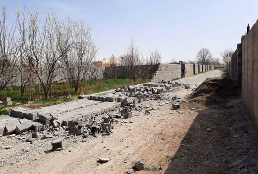 ساخت و ساز های غیر مجاز در حال وقوع در اراضی باغی استان البرز قلع و قمع شد