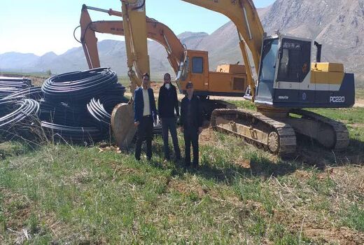 عملیات اجرایی طرح آبیاری بارانی شهر شلمزار آغاز شد