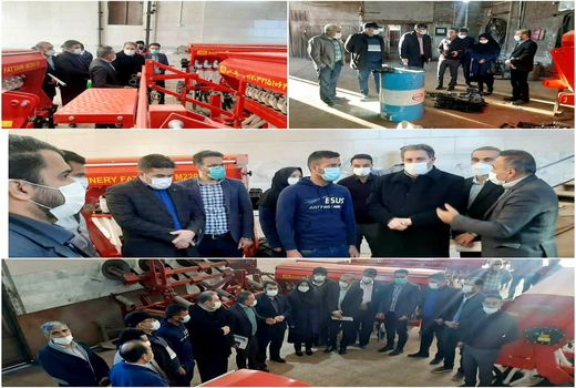 مراسم تحویل ادوات طرح جهش تولید در دیمزارها به متقاضیان