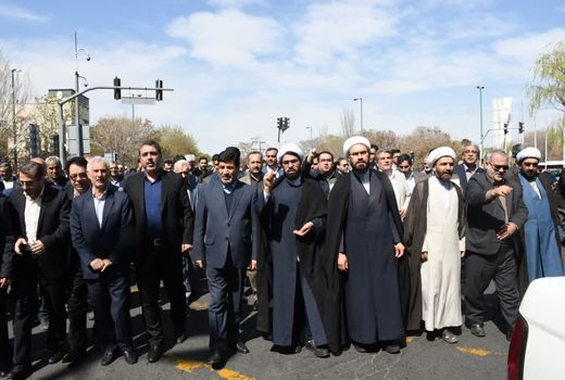 خروش جهادگران و کارکنان جهادکشاورزی در حمایت از مردم مظلوم فلسطین