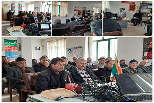 برگزاری یک دوره کلاس آموزشی و ترویجی تغذیه باغات در روستای خاصلر بخش ایلخچی شهرستان اسکو