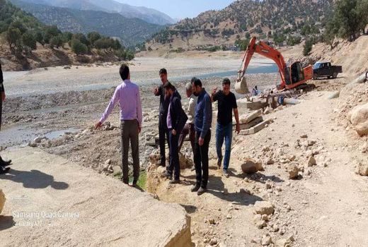عملیات اجرایی طرح تامین آب گزستان بخش بازفت آغاز شد