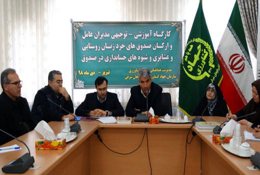 برگزاری کارگاه آموزشی برای صندوق‌های اعتباری خرد زنان روستایی در تبریز