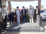عطرافشانی و اهداء شاخه‌های گُل به مقام والای شهدای گرانقدر