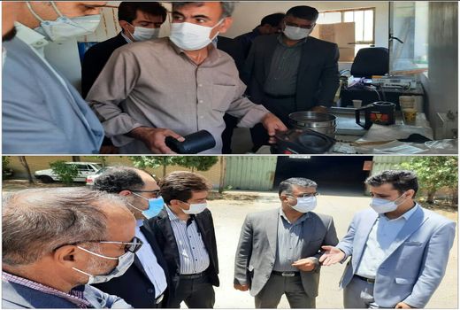 بازدید معاون بهبود تولیدات گیاهی سازمان جهاد کشاورزی استان قزوین از مراکز خرید تضمینی گندم و کلزا