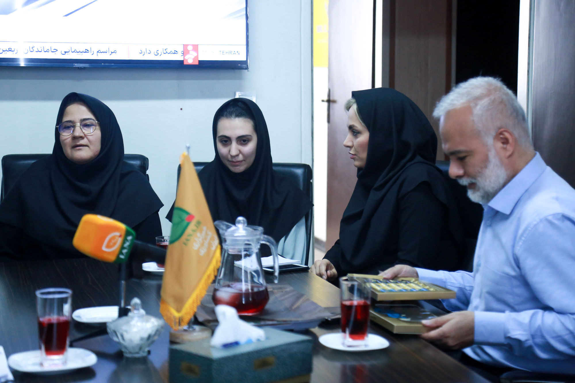بازدید رئیس مرکز روابط عمومی وزارت جهاد کشاورزی از خبرگزاری ایانا 