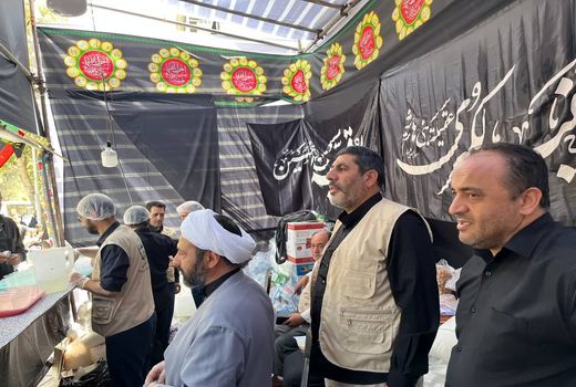 برپایی موکب شهدای جهاد کشاورزی استان آذربایجان شرقی در مشهد 