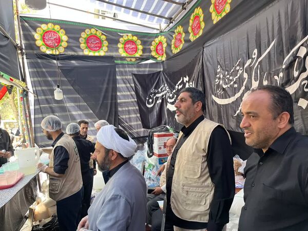 برپایی موکب شهدای جهاد کشاورزی استان آذربایجان شرقی در مشهد 