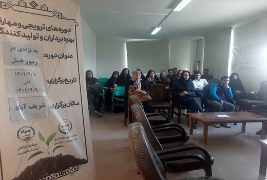 آشنایی زنبورداران شهرستان البرز با روشهای نوین مهارتی پرورش زنبور عسل