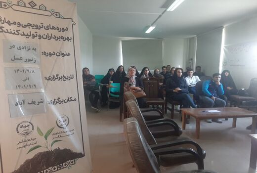آشنایی زنبورداران شهرستان البرز با روشهای نوین مهارتی پرورش زنبور عسل