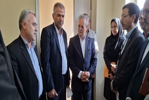  بازدید معاون وزیر جهاد کشاورزی از مرکز جهاد کشاورزی مکریان شمالی میاندوآب
