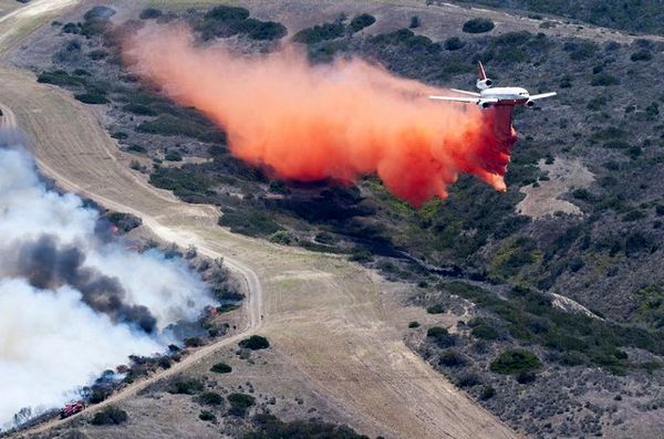 آتش سوزی بزرگ در جنگل های کالیفرنیا