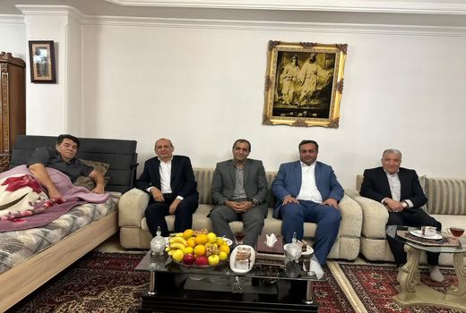 دیدار مدیران سازمان جهاد کشاورزی آذربایجان شرقی با سهراب حیدرزاده، جانباز جهادگر دفاع مقدس