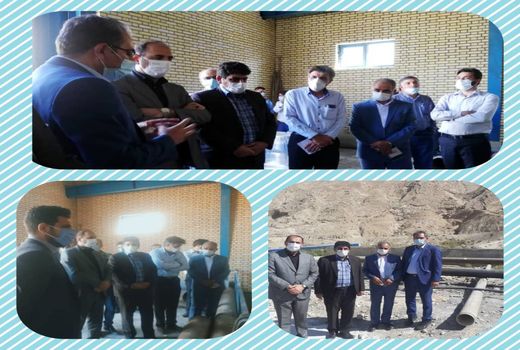 بازدید نماینده مردم حوزه جنوب استان از پروژه های آبرسانی شهرستان بدره