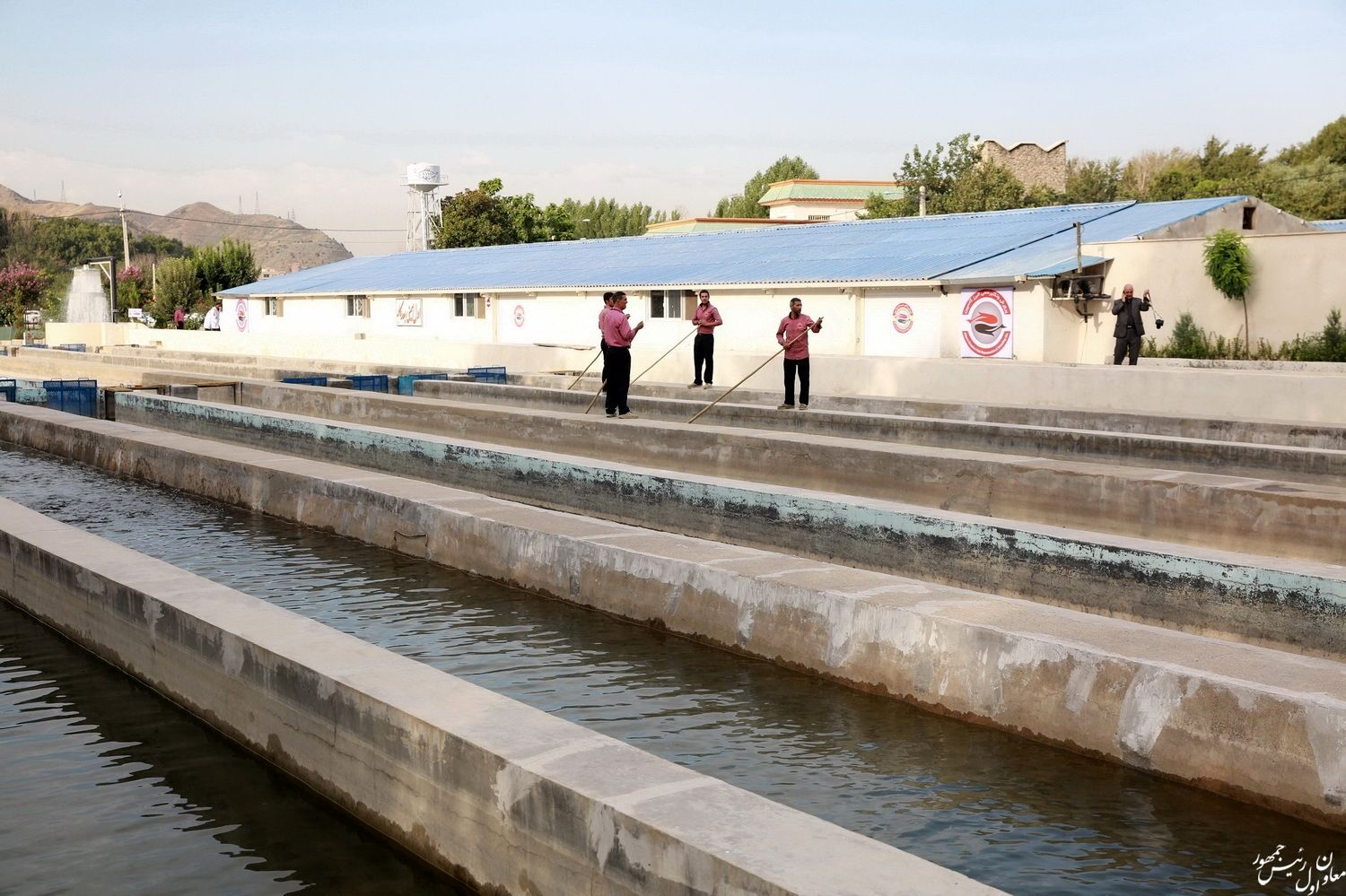 افتتاح فاز یک و دو طرح توسعه مزرعه ماهی سرای کرج / بازدید از نمایشگاه توانمندی‌های عشایری-کشاورزی البرز