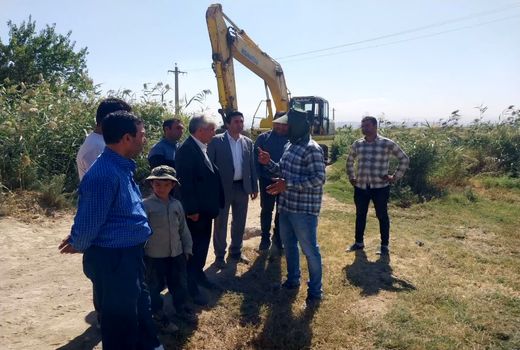 آغاز عملیات اجرایی کانال قمیشلی نوجه‌ده در شهرستان تبریز