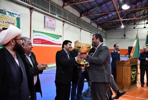 اختتامیه جشنواره ورزشی دهه فجر سازمان جهادکشاورزی آذربایجان شرقی برگزار شد