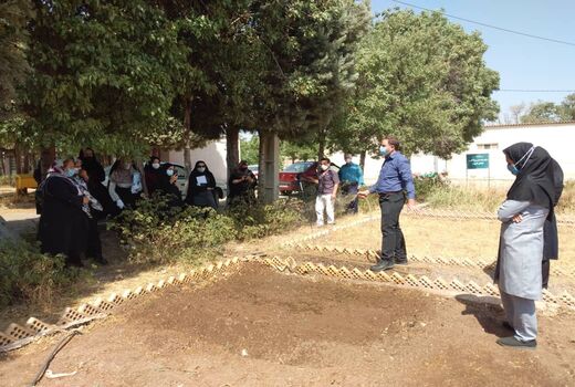 زنان روستایی قزوین نحوه صحیح آماده‌سازی زمین و کشت سبزیجات سالم را فراگرفتند