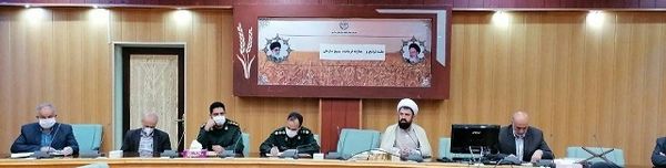 مراسم تودیع و معارفه فرمانده بسیج پایگاه شهدای جهاد ، در سازمان جهاد کشاورزی استان مرکزی برگزار شد