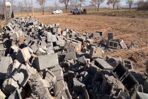تخریب ۸ ویلای غیرمجاز در مبارکه