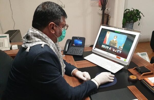 برگزاری رزمایش پدافند بیولوژیکی بسیج در سازمان جهادکشاورزی استان گلستان