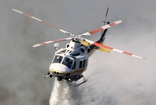 اعزام بالگردهای هوانیروز ارتش و سپاه برای اطفای حریق جنگل های استان بوشهر و خوزستان