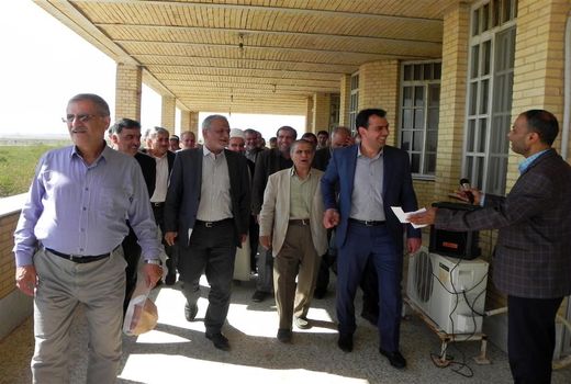 بازدید کانون جهادگران جهاد سازندگی از پروژه های بخش کشاورزی در شهرستانهای کاشان و آران و بیدگل