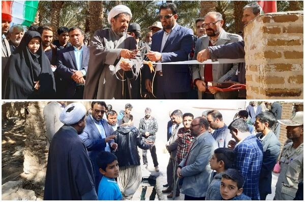 افتتاح  همزمان ۲ پروژه احیا و مرمت قنات شهرستان نهبندان در پنجمین روز از دهه مبارک فجر