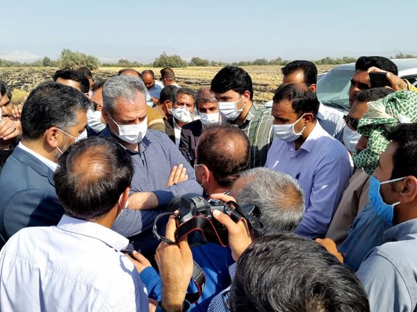 امتیازدهی وزیر جهاد کشاورزی برای یکپارچه سازی اراضی