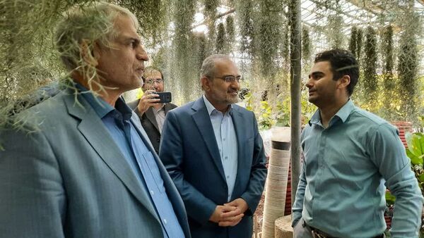 بازدید معاون پارلمانی رئیس جمهور از گلخانه‌های پاکدشت
