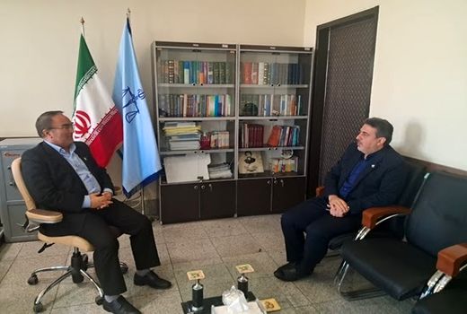 دیدار مدیر کل دامپزشکی استان با دادستان عمومی و انقلاب مرکز استان آذربایجان شرقی