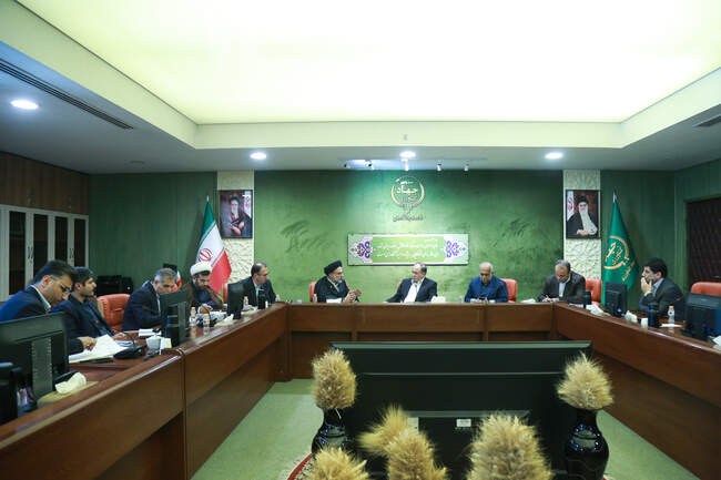  جلسه وزیر جهاد کشاورزی با رئیس سازمان اوقاف 