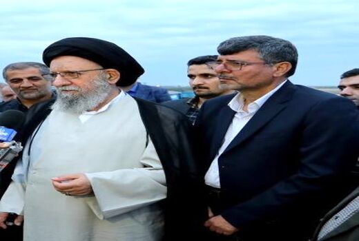 بازدید نماینده ولی فقیه در استان گلستان و امام جمعه گرگان از اراضی کشاورزی روستای محمدآباد گرگان 