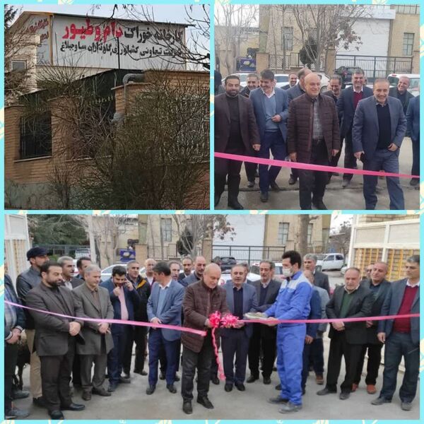 افتتاح کارخانه خوراک دام و طیور شرکت تعاونی کشاورزی گاوداران ساوجبلاغ 