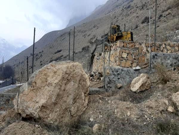 قلع و قمع 6 دیوارکشی غیرمجاز در آمل