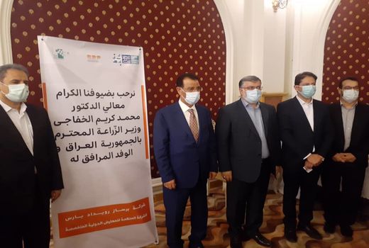 وزیر جهاد کشاورزی ایران به همراه وزیر کشاورزی عراق به خراسان رضوی سفر کرد