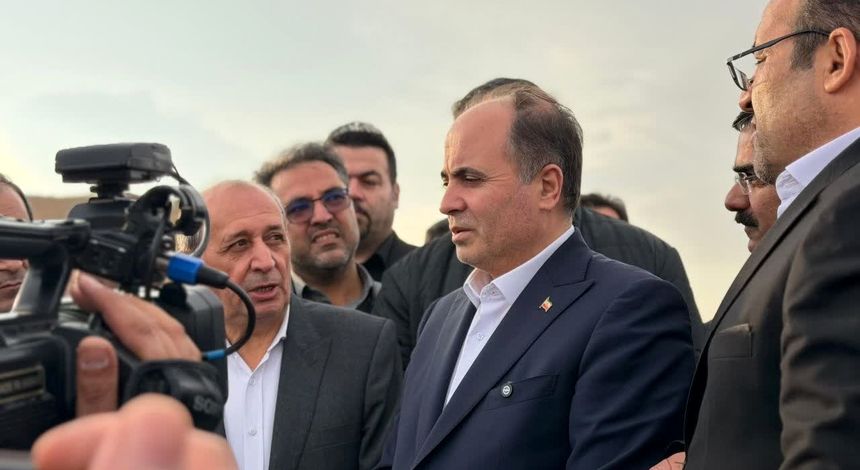 بازدید وزیر جهاد کشاورزی از سد بافتان/ افزایش بهره‌وری آب و توسعه کشاورزی در سراب