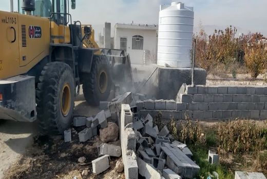 61 قطعه باغ شهری در مرودشت قلع و قمع شد