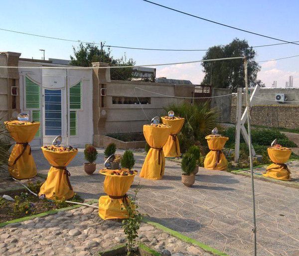 خوش ذوقی یک روستایی در ایلام به مناسبت نوروز96/ عکس