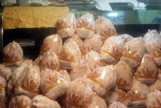 کشف 500 کیلوگرم مرغ تاریخ گذشته و غیر بهداشتی  در تبریز