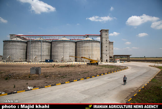 سیلوی گندم در علی‌آباد گرگان 