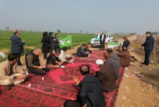 مدیریت شوری خاک در مزارع باوی خوزستان 