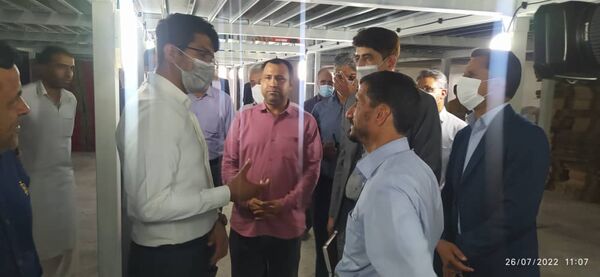 بهره برداری از  یک واحد سردخانه در شهرستان فهرج 